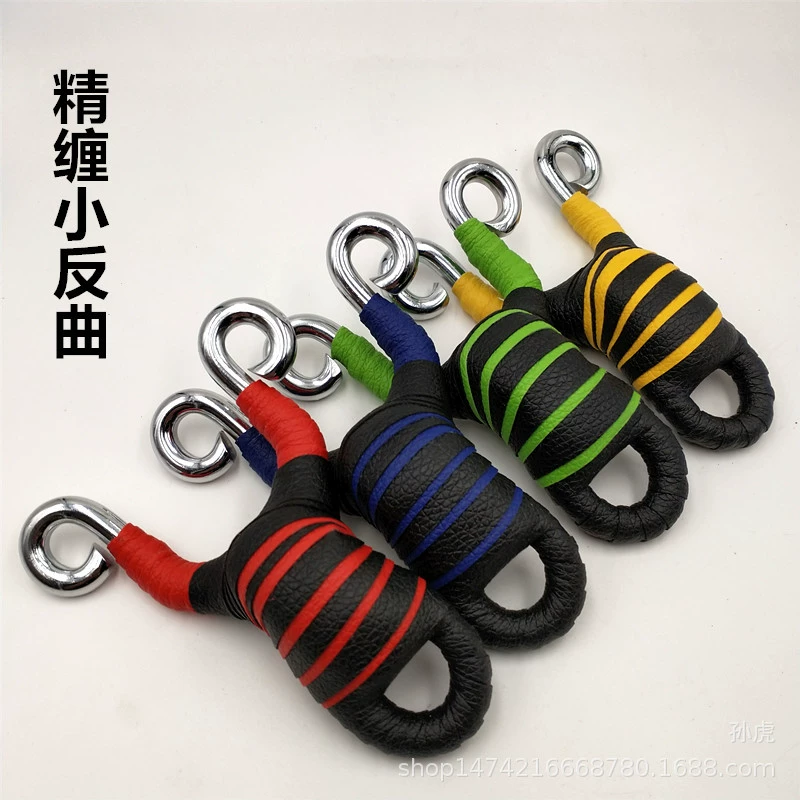 Тонкая завернутая металлическая маленькая изогнутая голая бант традиционная резинка позиционирование тибетской антилопы из нержавеющей стали Рогатка производитель плоской резинкой