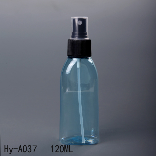 120MLPET蓝色塑料喷雾瓶化妆品瓶厂家发货