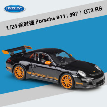 ����WELLY1:24��ʱ��911GT3 RS(997)�ܳ�����Ͻ�����ģ�Ͱڼ�
