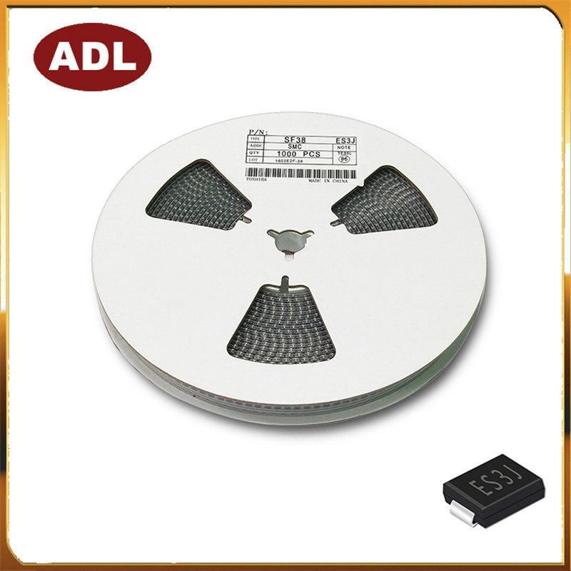 奥德利 ES3J 贴片SMC 超快恢复二极管3A600V SF38大体积 厂家生产
