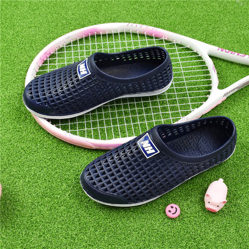 Men's bag head hole shoes couple 2020 summer new anti-slip beach shoes outdoor wear Korean version of the drifting sandals women