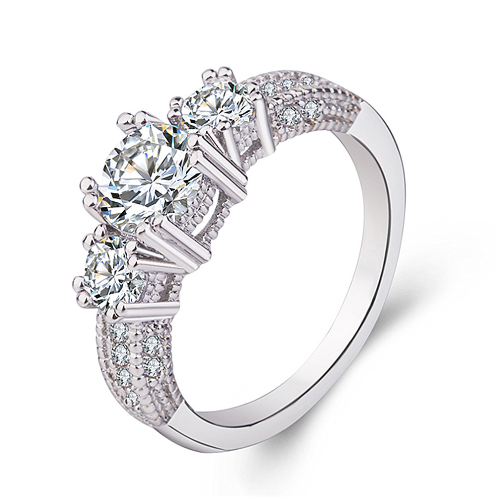 Ebay Hot Diamond Bracelet European and American Jewelry Jewelry Wholesale Eight Heart Eight Arrows Zircon Engagement Ring