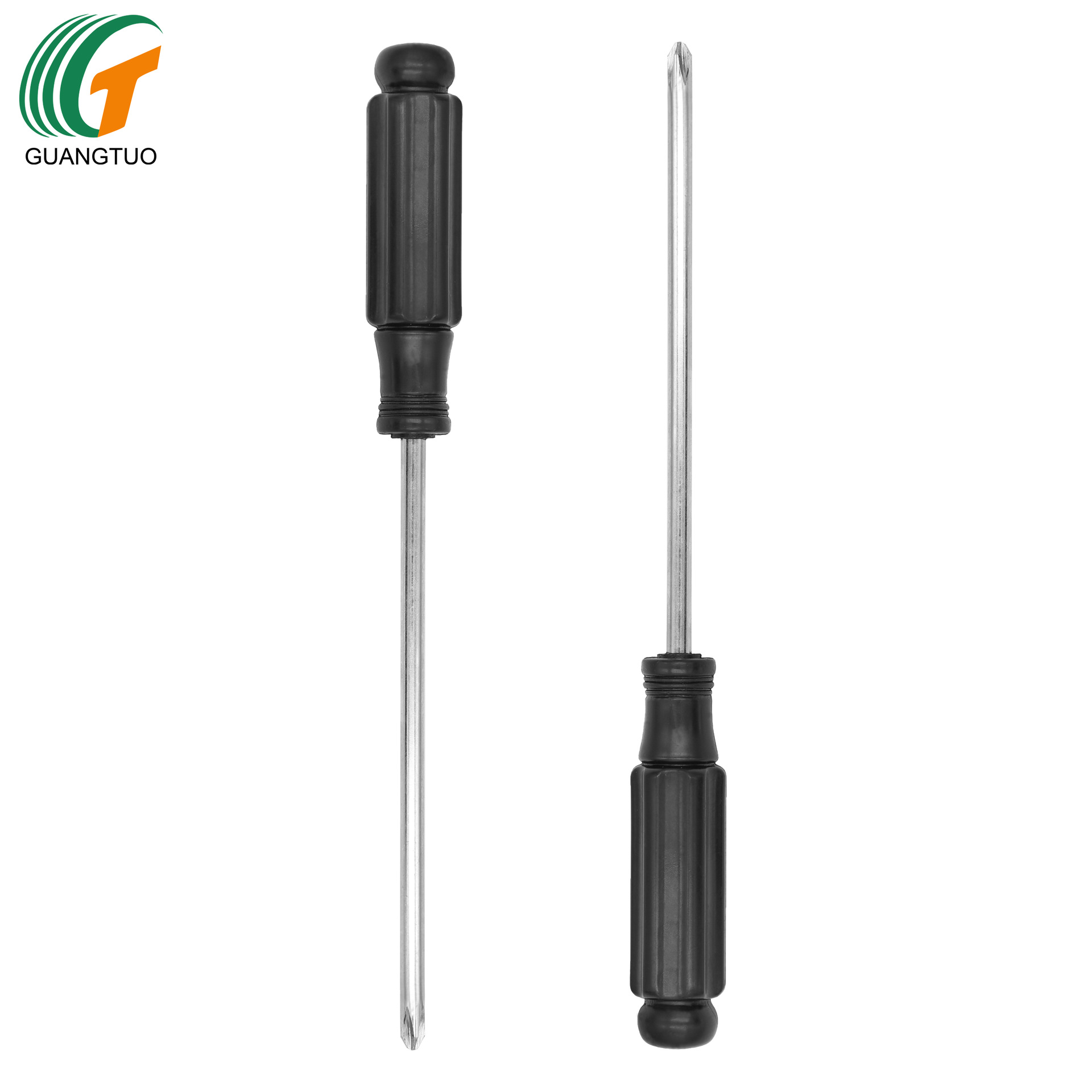 生产供应4*160mm黑色塑胶柄十字螺丝刀 十字螺丝批 加长螺丝刀