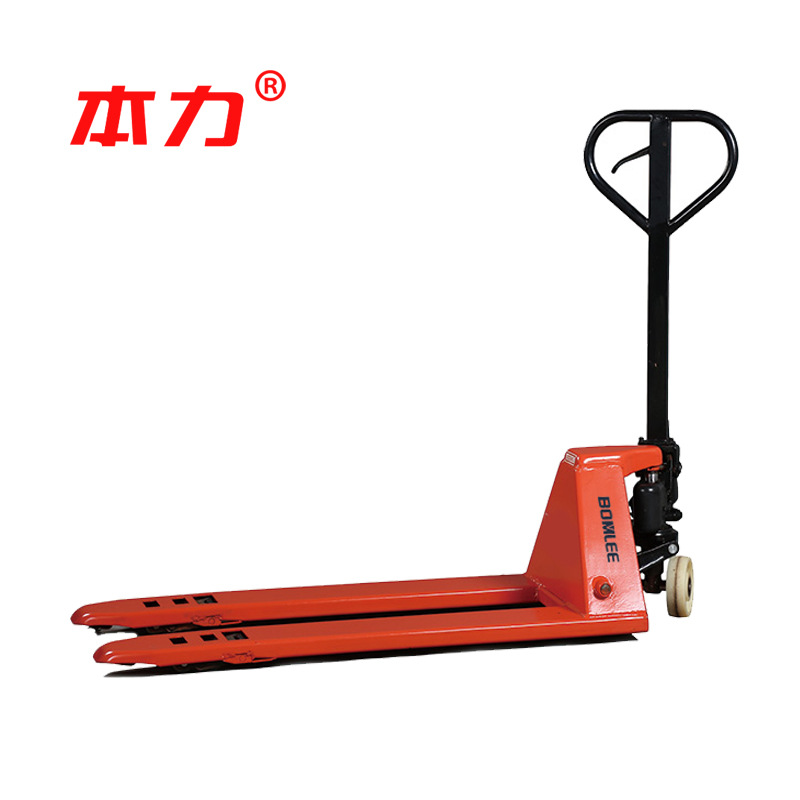 【电动叉车】油泵35mm超低放手动液压托盘搬运车运输车电动叉车