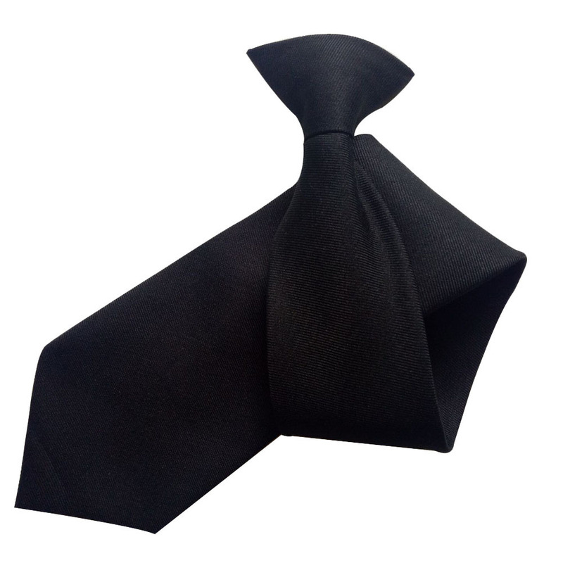 Amazon Ebay AliExpress Europe and the United States hot tie security wedding funeral security tie black button tie