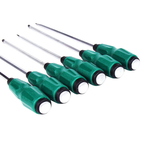 Wholesale through-core screwdriver, knockable screwdriver 4681012-inch cross flat head plum blossom screwdriver