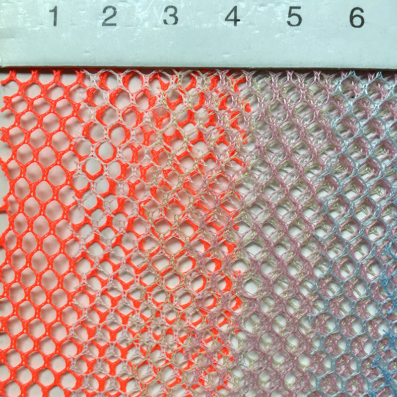 厂家现货供应批发六角网布 多色网眼布 箱包 手袋网眼布 侧袋网