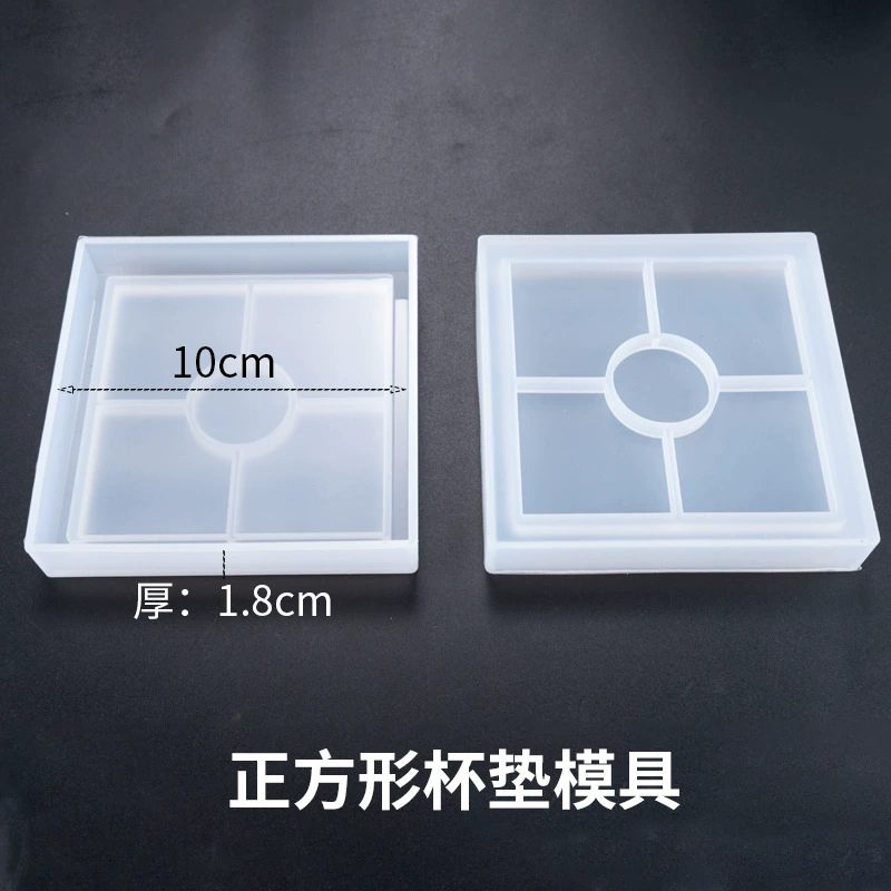虞美人 Round square accessory, silicone mold, handmade