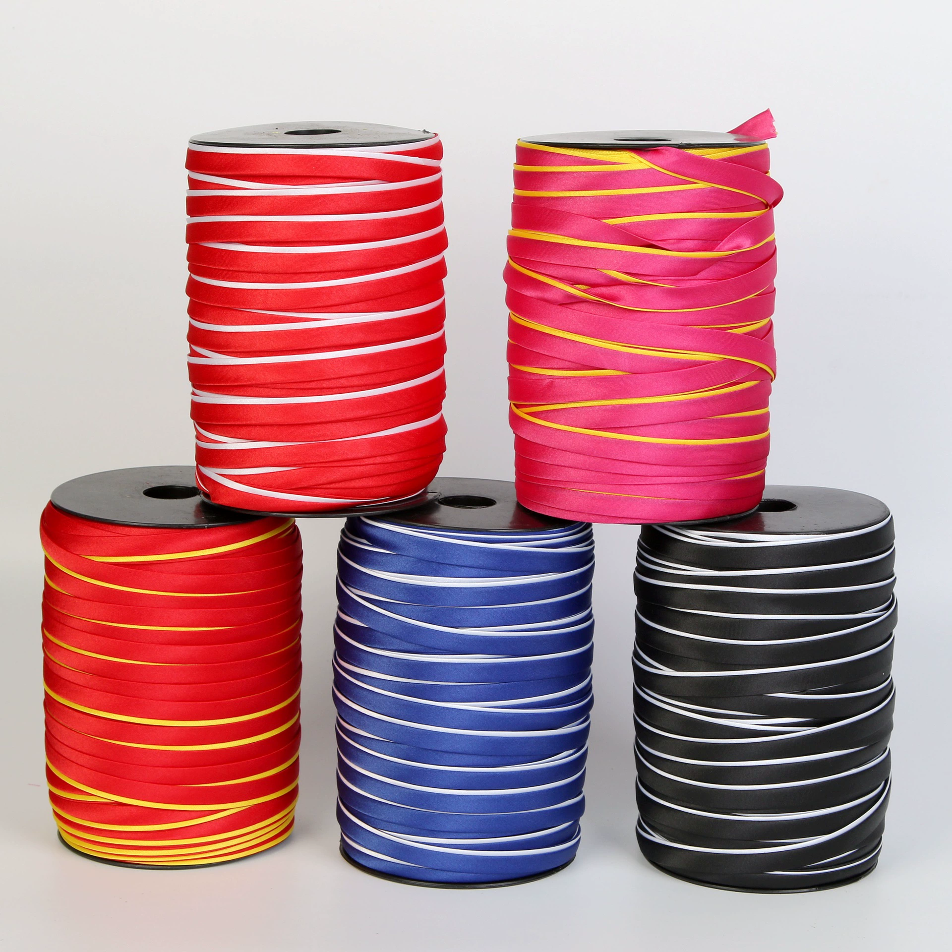 Двухцветные Аксессуары для штор из ткани с краями, платье Чонсам с полоской по краям, костюм Тан для пряжки, имитация шелка, не гладкая полоса рулонной ткани