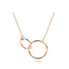 庚辉首饰 Necklace, golden chain for key bag , silver 925 sample, European style