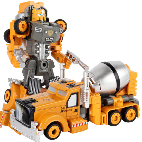 Alloy Deformation Robot Transformer Construction Truck Model Children's Toy Gift Set Excavator Boy Toy Car