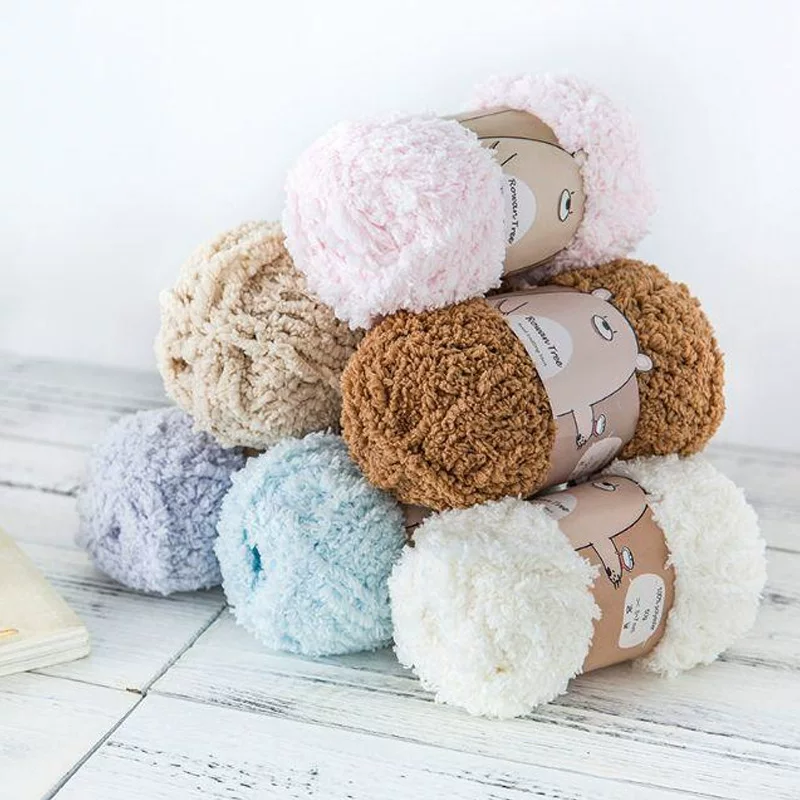嘉特汇 Woven coral children's overall handmade, scarf, DIY, 50 gram