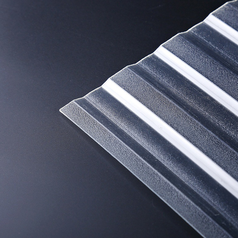 1.5-3mm厚PC板pc角浪板聚碳酸脂采光耐力板防紫外线防爆抗冲击