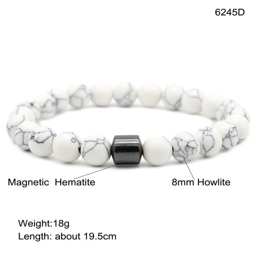 Best-selling obsidian tiger eye bead bracelet, stone bead bracelet with magnetic stone bracelet