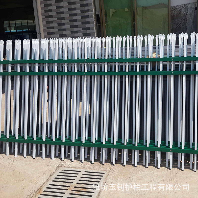 锌钢护栏 户外小区公园围墙栅栏 厂房外墙隔离围栏