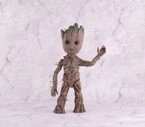 Guardians of the Galaxy, Little Treeman Groot, Baby Groot, movable joints, hand model boxed ornaments
