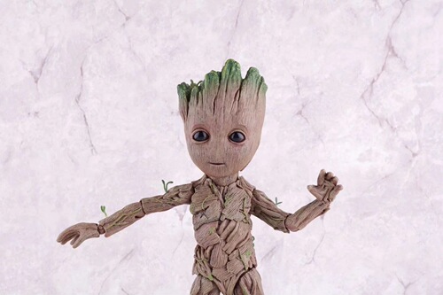 Guardians of the Galaxy, Little Treeman Groot, Baby Groot, movable joints, hand model boxed ornaments