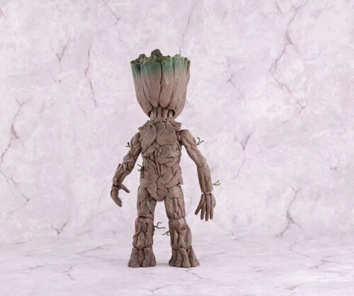 Guardians of the Galaxy, Little Treeman Groot, Baby Groot, movable joints, hand model boxed ornaments