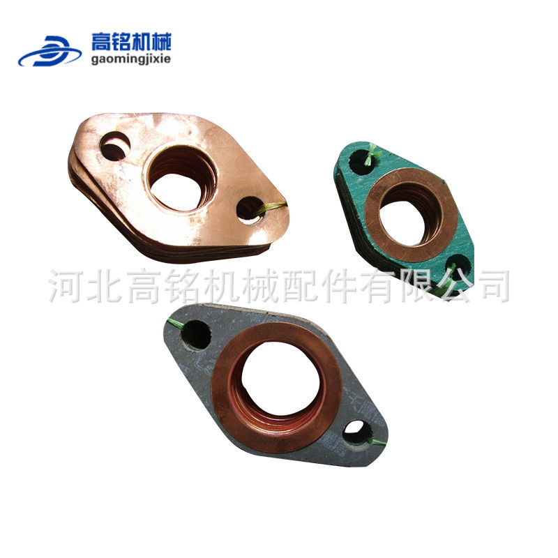 柴油机排气排污管铜包石棉密封垫 金属包覆石墨垫片