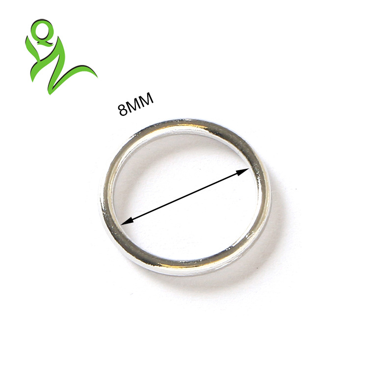 泳装辅料配件合金文胸内衣肩带调节扣8字扣吊带丝袜滑动扣O环8mm