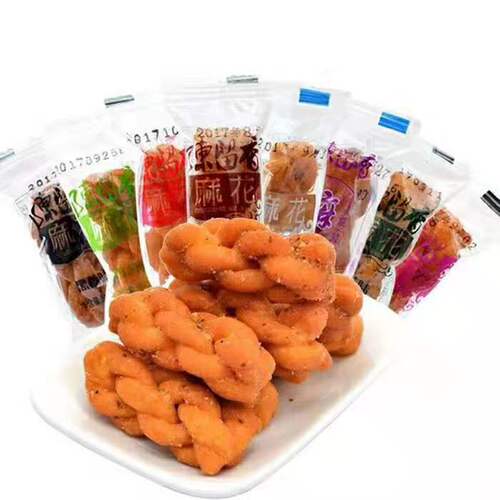 Chenliuxiang Mini Sesame Honey Twist - 5 Pounds Bag, Small Packaging, Loose Weight Snack