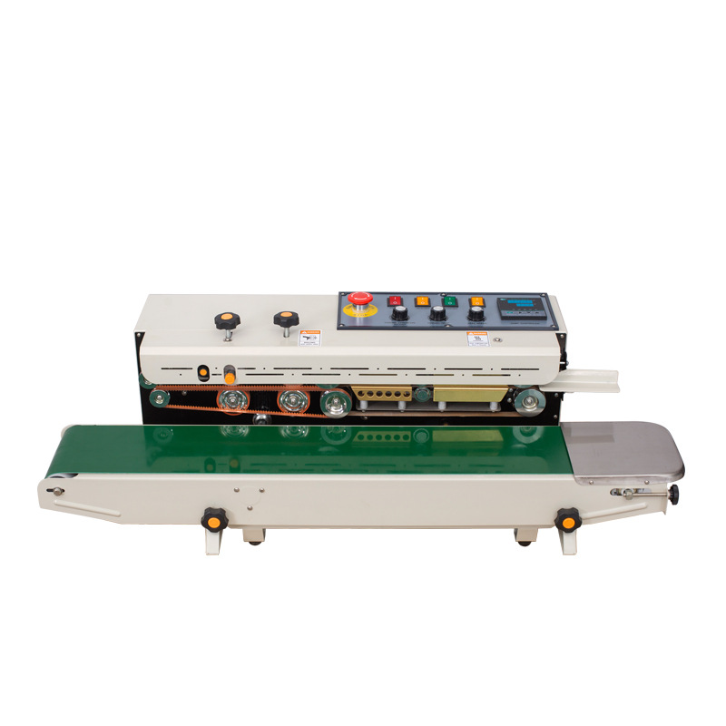 Dingye 1000C máquina de sellado de impresión de rueda de tinta de acero inoxidable contador continuo máquina de sellado automático comercial