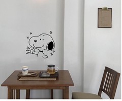 廠家批發ins卡通可愛史努比臥室牆桌面學生宿舍裝飾改造牆貼畫紙