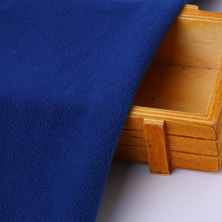 现货摇粒绒面料 家居服运动服用料 针织绒布