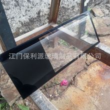 专业生产LED灯具玻璃 投光灯钢化玻璃  台阶玻璃 钻孔丝印加工