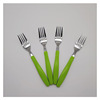 Fruit fork stainless steel, dessert tableware, wholesale