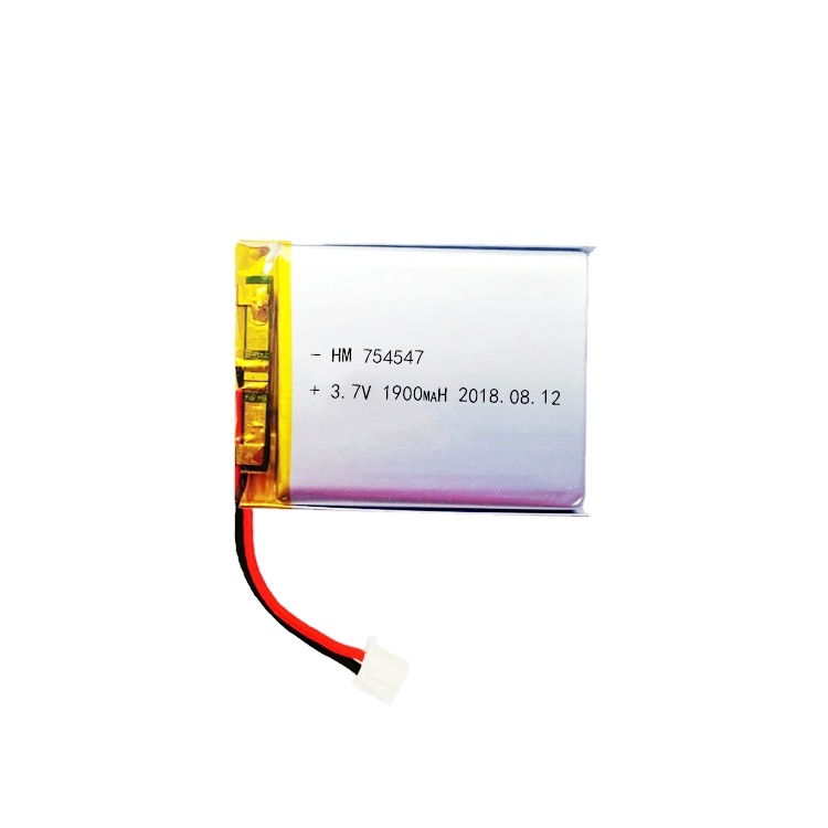 754547软包3.7V1900mah电器 玩具 扫描仪 定位器聚合物锂电池