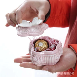 陶瓷工艺品;喜糖盒;密封盒储物罐