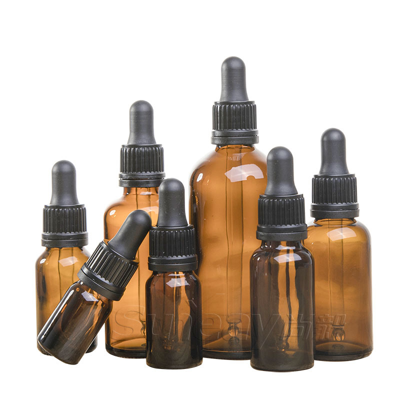 药玻5/10/15/20/30/50/100ml耐油丁腈胶头滴管瓶 棕色玻璃瓶