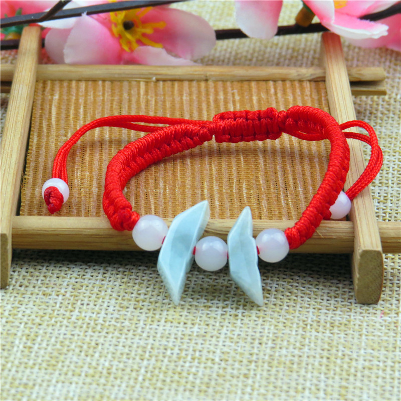 Wholesale natural jade Guanyin Pi Xiu Lutong red rope bracelet gifts for men and women this year transfer hand rope jewelry Wholesale natural jade Guanyin Pi Xiu Lutong red rope bracelet gifts for men and women this year transfer hand rope jewelry
