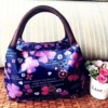 Lunch box bag for leisure, handheld cartoon cute card holder for mother and baby, oxford cloth, city style