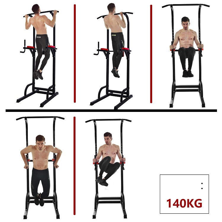Barra de dominadas multifuncional, suministrada directamente del fabricante, equipo de entrenamiento integral con barra simple y doble para uso doméstico.