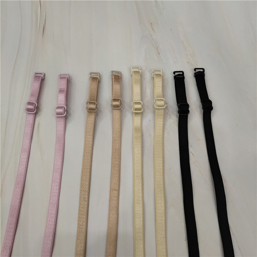 Ozina wholesale 0.8 nylon elastic strap cross shoulder strap halter neck beautiful back underwear bra strap bra spaghetti straps
