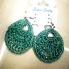 Crochet, fresh earrings handmade, Korean style