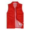 Double -layer lapel -side pocket Advertising vest sports supermarket sleeveless volunteer volunteer horse clip vest logo