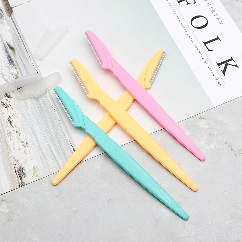 Cross-border wholesale simple eyebrow trimming knife sharp shaving knife eyebrow shaving knife eyebrow trimmer beauty makeup eyebrow trimming tools for foreign trade Cross-border wholesale simple eyebrow trimming knife sharp shaving knife eyebrow shaving knife eyebrow trimmer beauty makeup eyebrow trimming tools for foreign trade