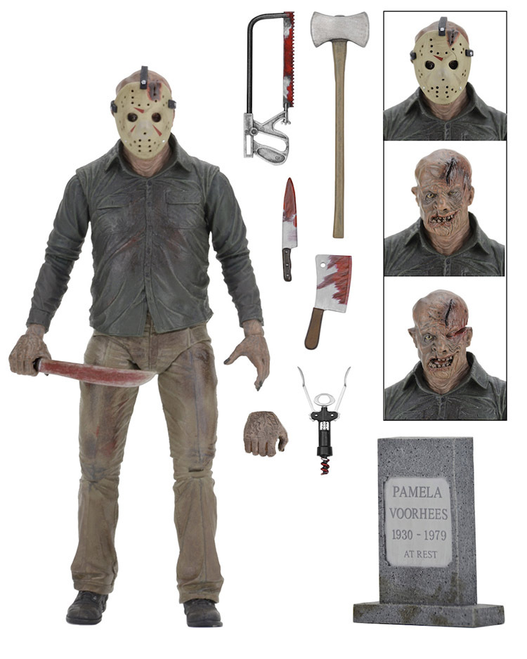 NECA Viernes Negro tercera 3D JASON Deluxe Edition modelo hecho a mano