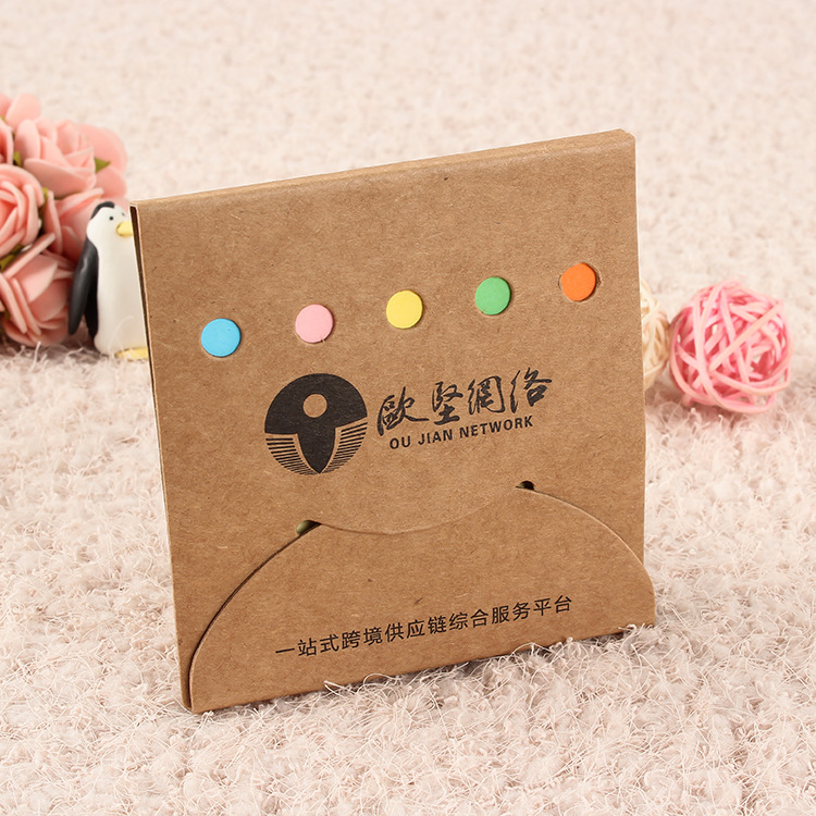 便利贴可设计logo便签本厂家批发卡通创意硬封面展会即时贴N次贴