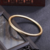 Matte golden bracelet, accessory, internet celebrity