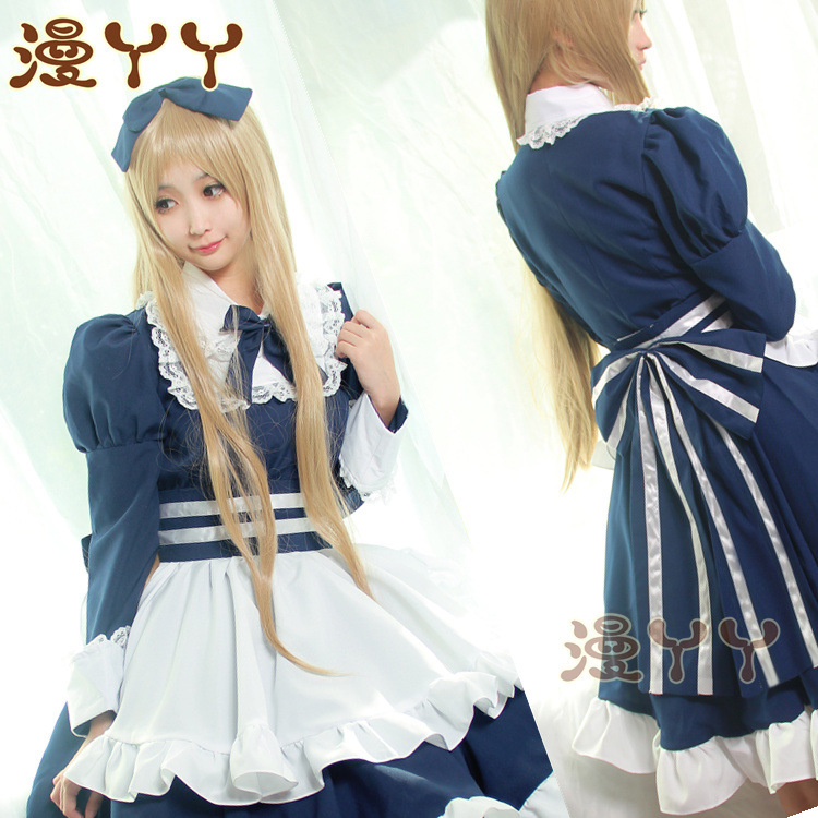 Cosplay Clothing Hetalia Contraception Belarus Maid Costume Cos Long Sleeve L