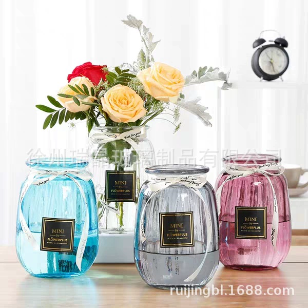 Креативное украшение дома в стиле ins, скандинавская ваза, прозрачная стеклянная бутылка, украшение для дома, скандинавские украшения в домашнем стиле
