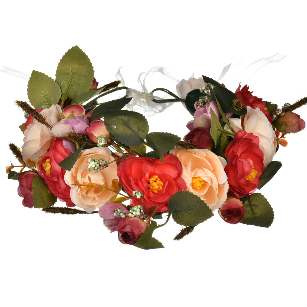 Blumenhaarkranz Für Braut Und Brautjungfern Im Boho-stil_voghion.com