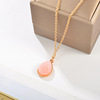 Fashionable cute pendant, necklace, wish, simple and elegant design, suitable for import, wholesale