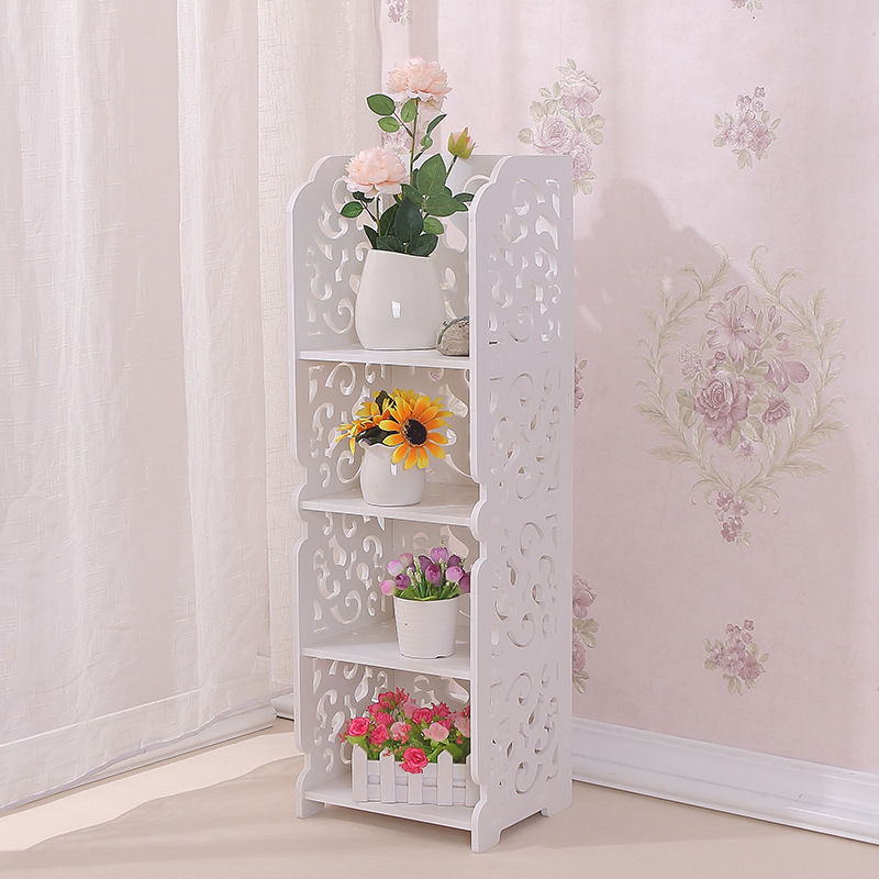 Baño trípode baño almacenamiento rack impermeable esquina piso pequeño lavabo estante esquina pared colgante baño rack