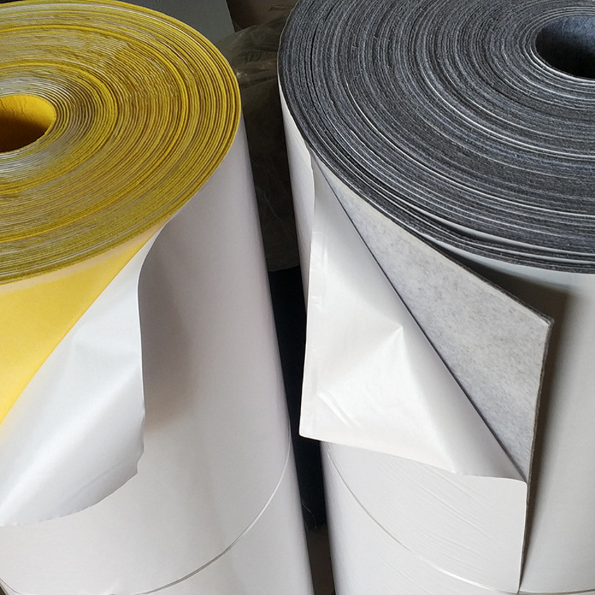 现货速发 背胶毛毡幼儿园墙面装修背景毛毡 供应双面胶毛毡隔音布