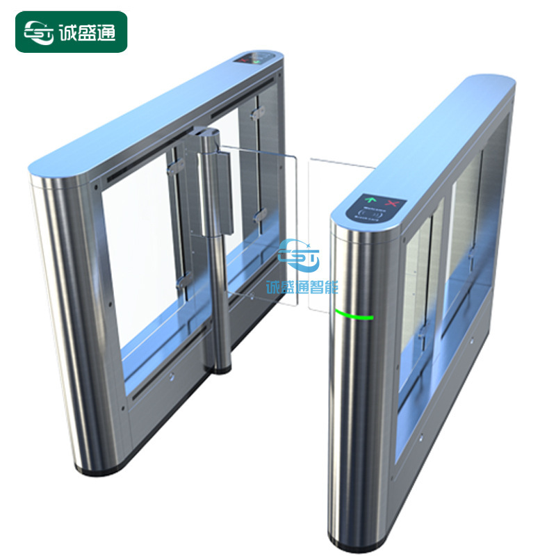 健身房进出入人行通道闸机学校游乐园人脸识别速通门闸门禁一体机
